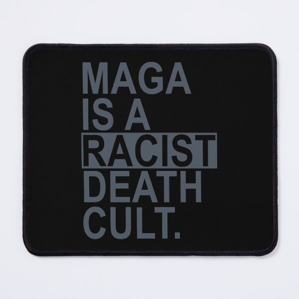 Item preview, Maga is a Racist Death Cult - Subtle Gray 2.0 designed and sold by Thelittlelord.