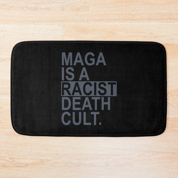 Item preview, Maga is a Racist Death Cult - Subtle Gray 2.0 designed and sold by Thelittlelord.