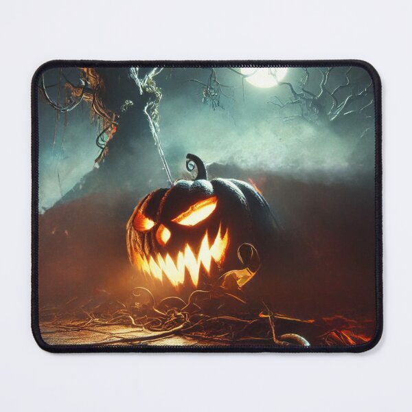 Item preview, Grinning Nightmare: The Sinister Pumpkin Awakes designed and sold by WheelieGdArt.