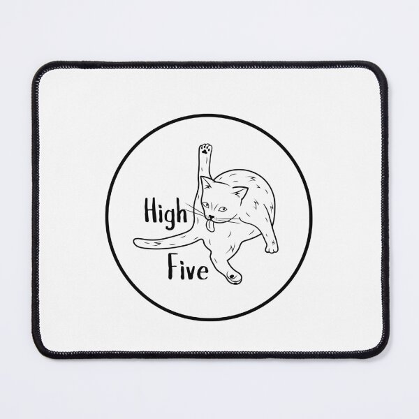 Item preview, Funny cat high-five designed and sold by ProbablyHungry.