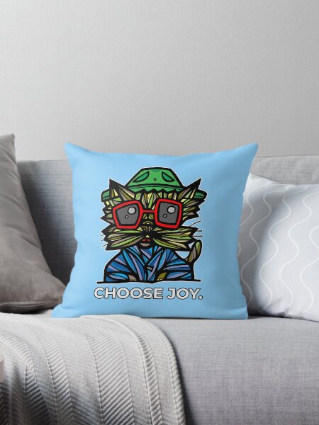 "Choose Joy." Throw Pillow