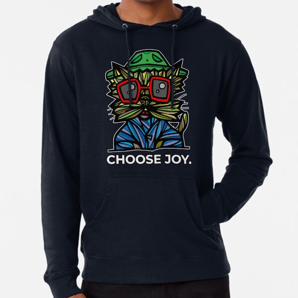 "Choose Joy." Lightweight Hoodie