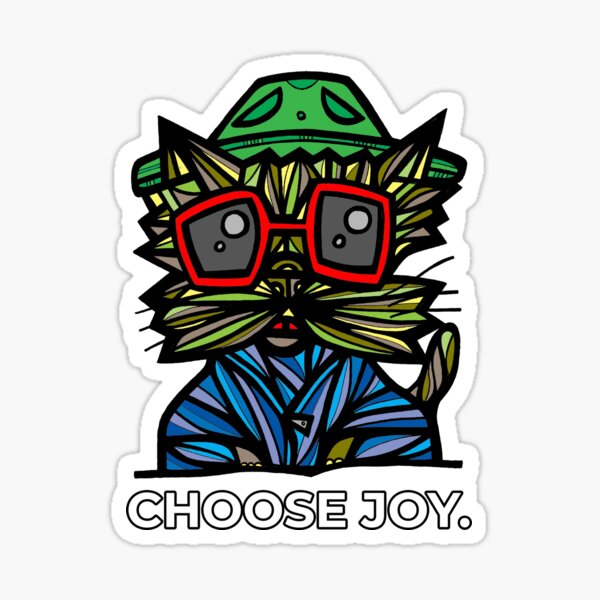 "Choose Joy." Sticker