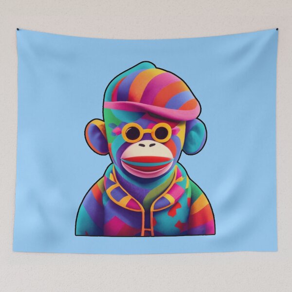 Item preview, Sock Monkey designed and sold by Myra365Art.