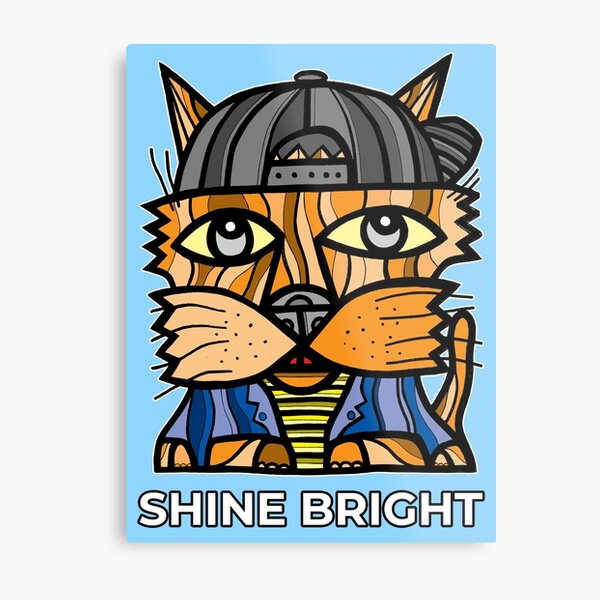 "Shine Bright" Metal Print