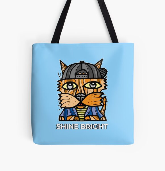 "Shine Bright" All Over Print Tote Bag