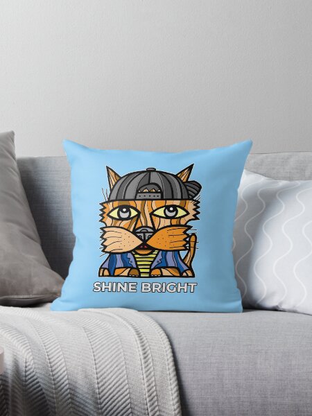 "Shine Bright" Throw Pillow