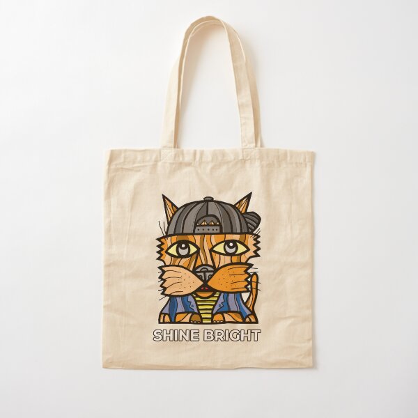 "Shine Bright" Cotton Tote Bag