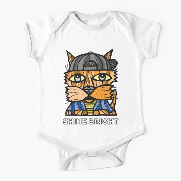 "Shine Bright" Short Sleeve Baby One-Piece