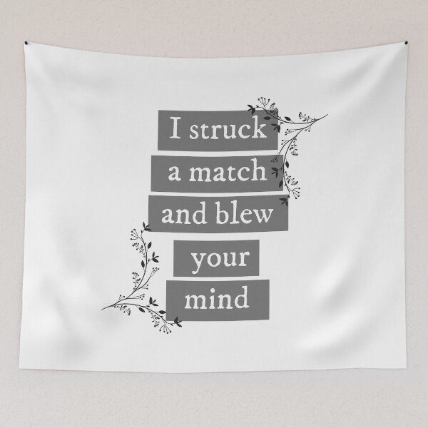 Item preview, I struck a match and blew your mind - Taylor Swift  designed and sold by bombalurina.
