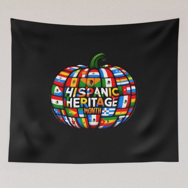 Item preview, hispanic heritage month pumpkin designed and sold by GogoGrove.