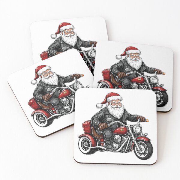 Item preview, Badass Santa on the road designed and sold by Sonny Vermeer.