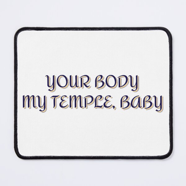 Item preview, Your Body, My Temple Will Wood designed and sold by GreatAndNerdy.