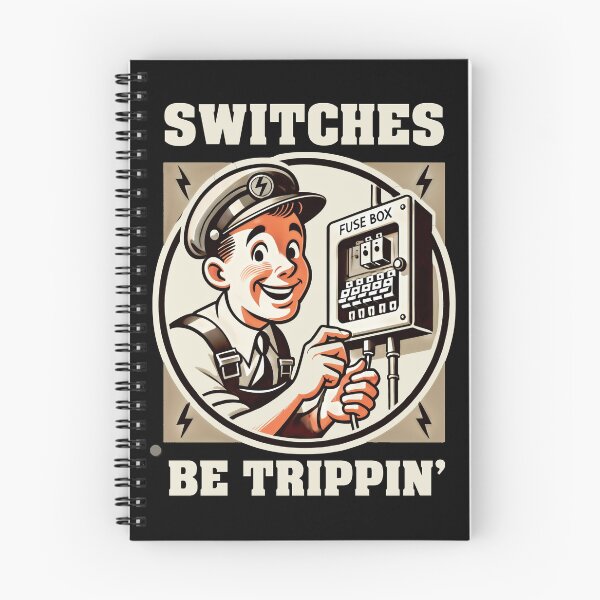 Item preview, Switches Be Trippin' Funny Electrician Electric designed and sold by Victor Shadehorn.