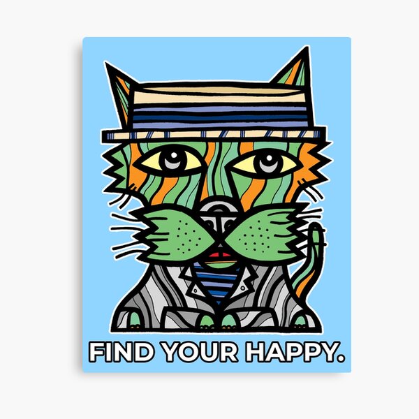 "Find Your Happy." Canvas Print