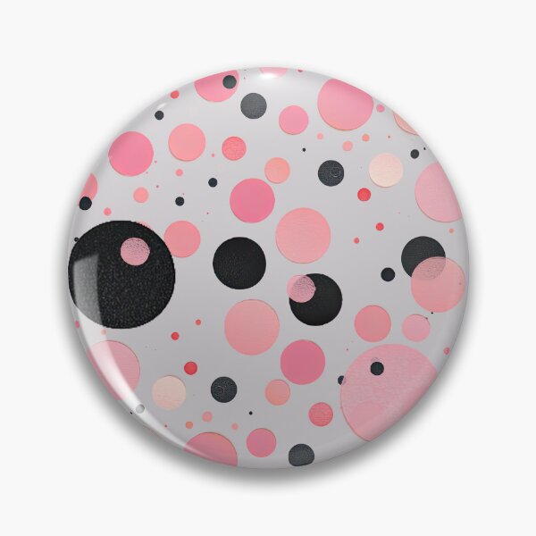 Item preview, Pink and Black Dots Minimalist Design designed and sold by MaryFiore.
