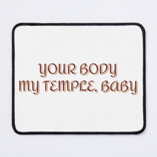Item preview, Your Body, My Temple Will Wood designed and sold by GreatAndNerdy.