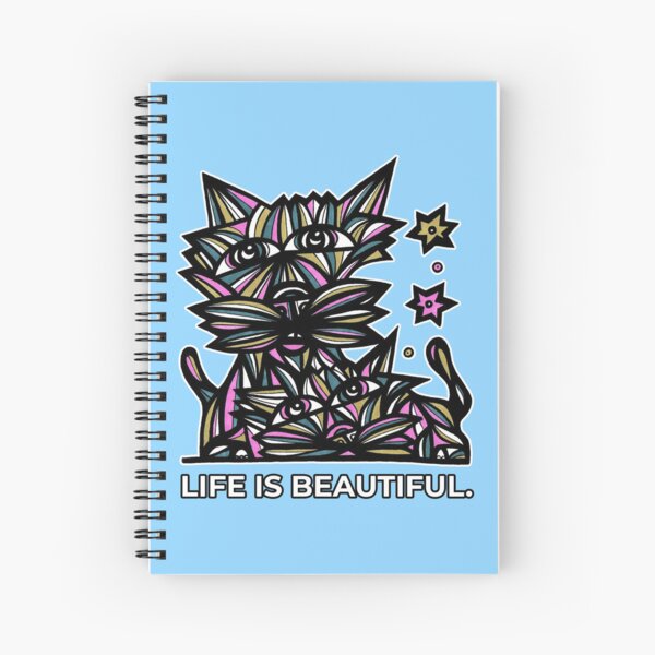 "Life Beautiful." Spiral Notebook