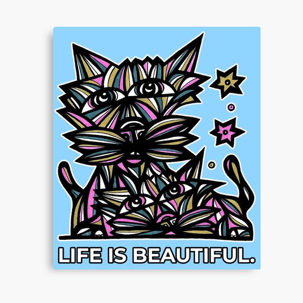 "Life Beautiful." Canvas Print