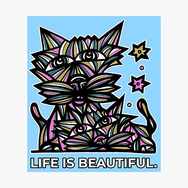 "Life Beautiful." Photographic Print