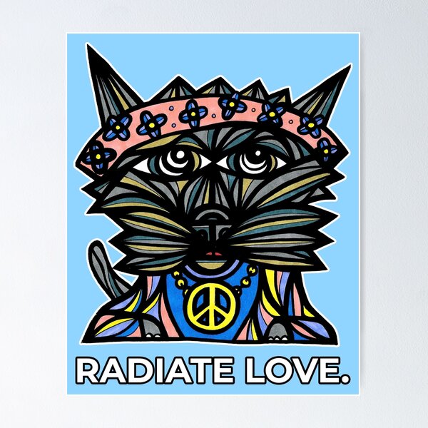 "Radiate Love." Poster