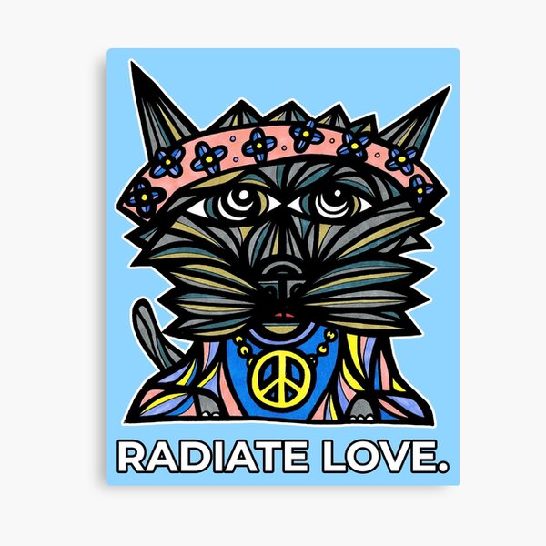 "Radiate Love." Canvas Print