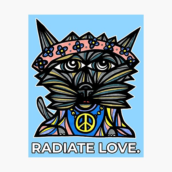 "Radiate Love." Photographic Print