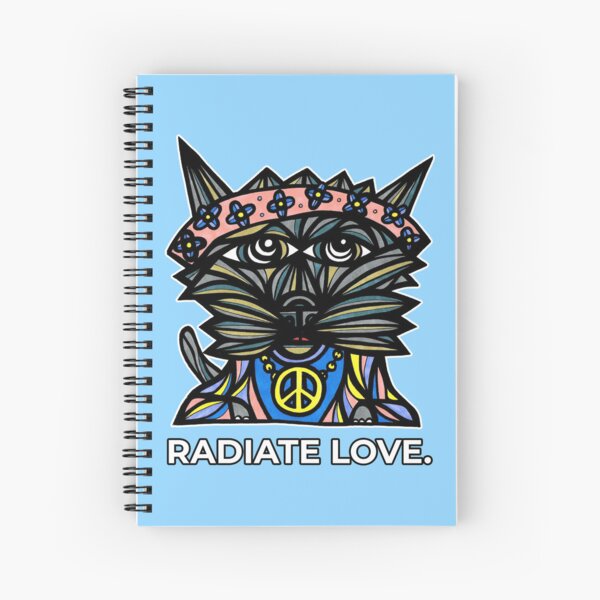 "Radiate Love." Spiral Notebook