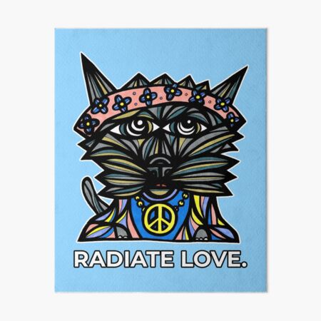 "Radiate Love." Art Board Print