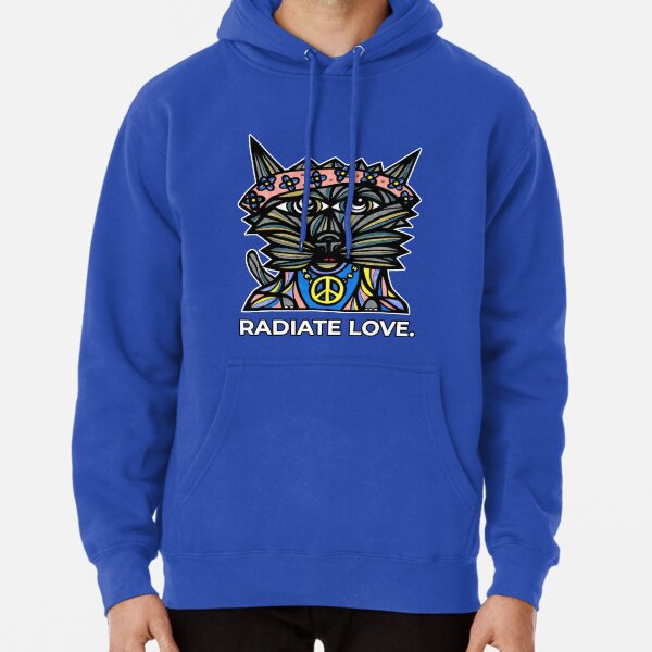 "Radiate Love." Pullover Hoodie