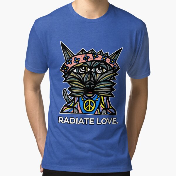 "Radiate Love." Tri-blend T-Shirt