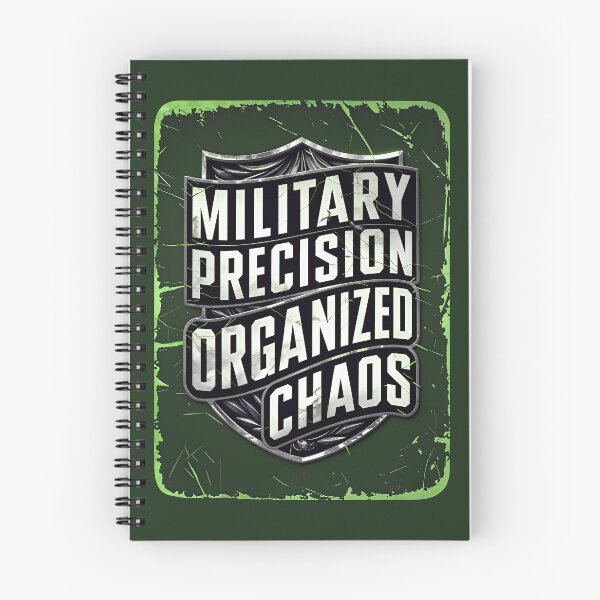 Item preview, Military Precision Organized Chaos Funny Army Quote designed and sold by TheArtOfPat.