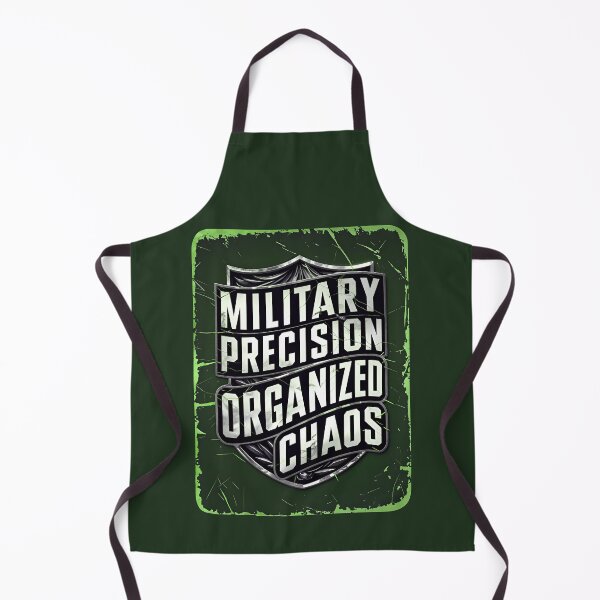 Item preview, Military Precision Organized Chaos Funny Army Quote designed and sold by TheArtOfPat.