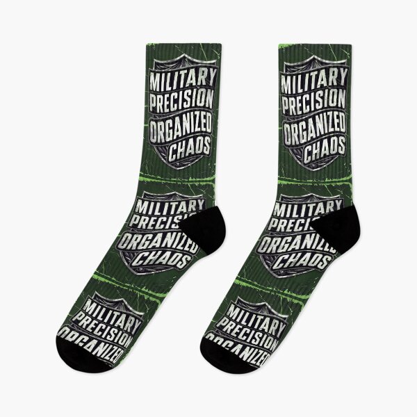 Item preview, Military Precision Organized Chaos Funny Army Quote designed and sold by TheArtOfPat.