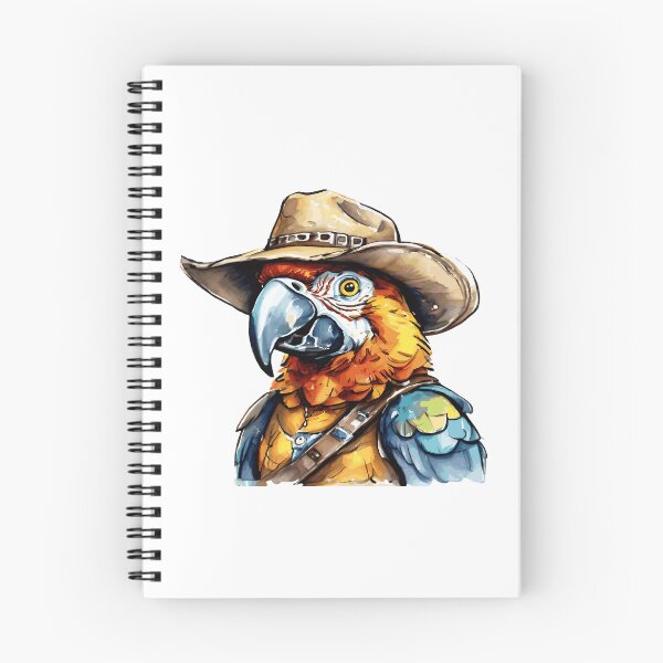 Item preview, Cowboy Parrot, parrot with an old west cowboy hat designed and sold by AdrianMDesigns.
