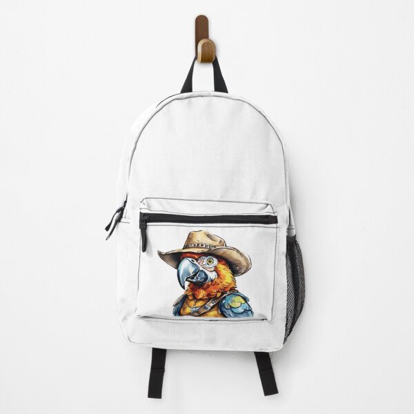 Item preview, Cowboy Parrot, parrot with an old west cowboy hat designed and sold by AdrianMDesigns.