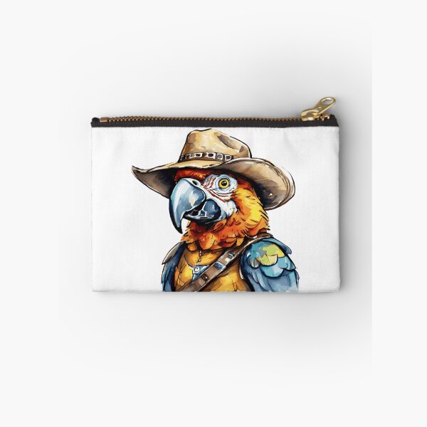 Item preview, Cowboy Parrot, parrot with an old west cowboy hat designed and sold by AdrianMDesigns.