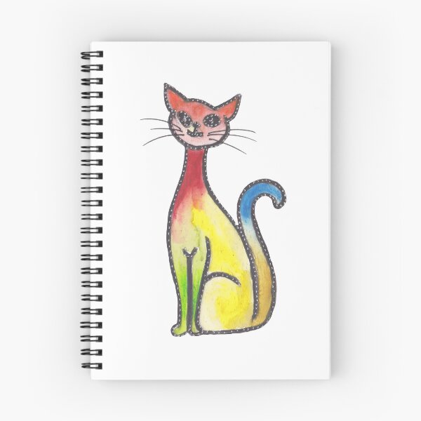 Item preview, Blue Tailed Rainbow Cat designed and sold by Joat's Imagery.