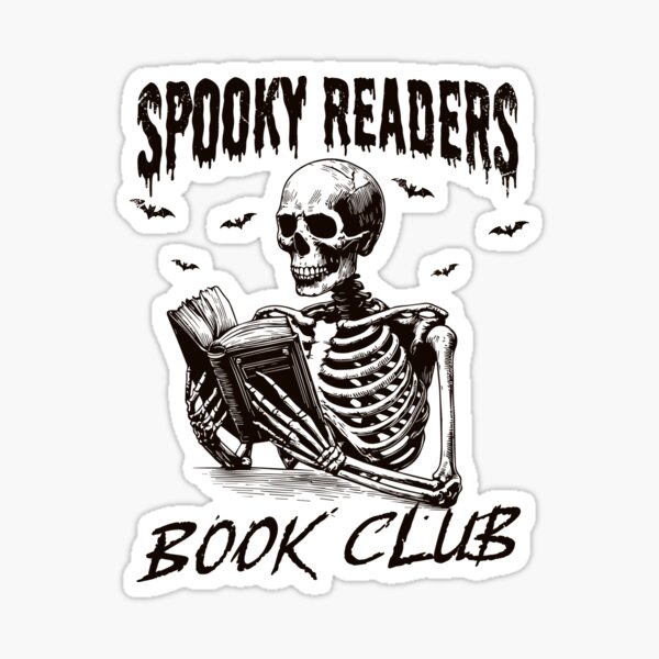 Item preview, Spooky Readers Book Club | Halloween Fun designed and sold by foxrain.