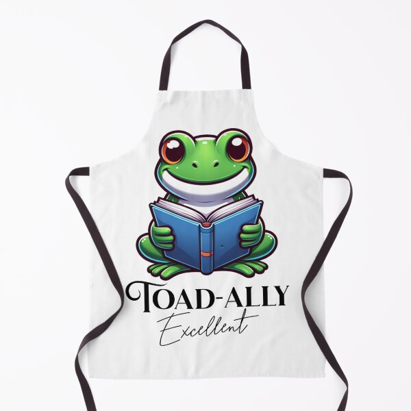 Item preview, Frog Reading A Toad-Ally Excellent Book designed and sold by BassHeadMomma.