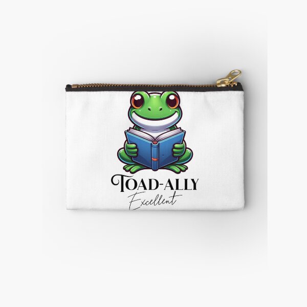 Item preview, Frog Reading A Toad-Ally Excellent Book designed and sold by BassHeadMomma.