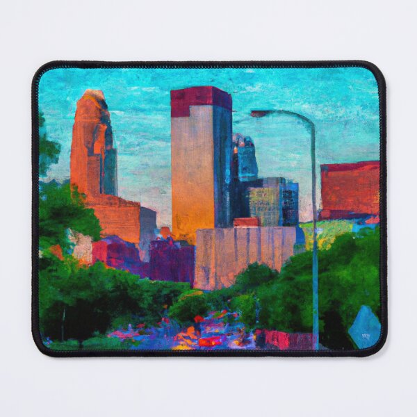 Item preview, Minneapolis Vibrant Oil Painting designed and sold by Minnesota-Art.