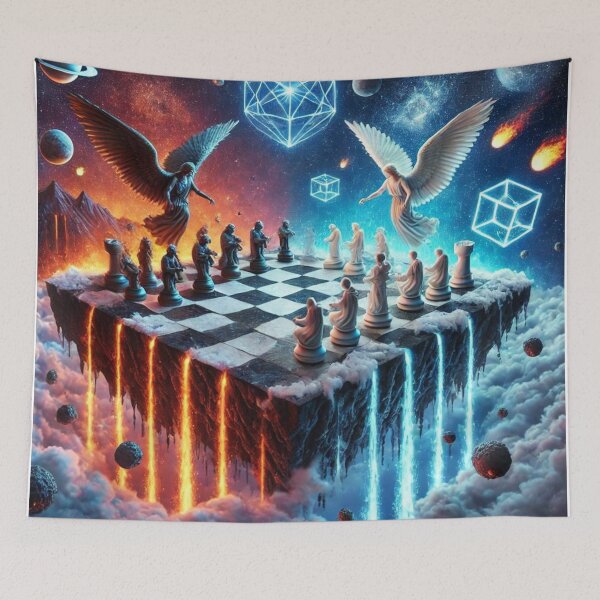 Item preview, "4D Island Chess War – The Battle of Ice and Fire" designed and sold by Meta2Physical.