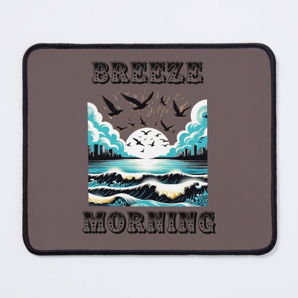 Item preview, Whispering Waves of Serenity "BREEZE MORNING " Aesthetic and romantic beach jogging design designed and sold by TR_fairydesigns.