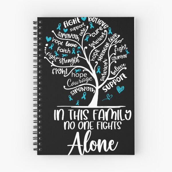 Item preview, In this FAMILY fights against syndrome, disease, illness, cancer with Tree Teal Ribbon designed and sold by EdithShop59.