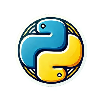 Artwork thumbnail, Python Progamming Sticker by ProfessorArtist