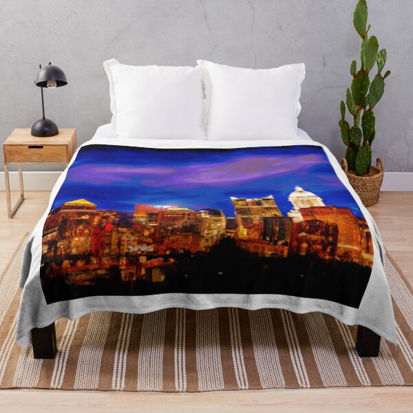 Item preview, St. Paul Skyline Oil Painting designed and sold by Minnesota-Art.