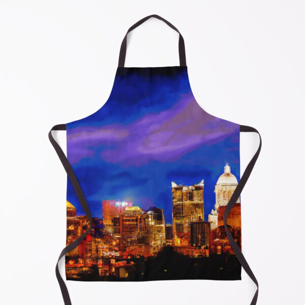 Item preview, St. Paul Skyline Oil Painting designed and sold by Minnesota-Art.