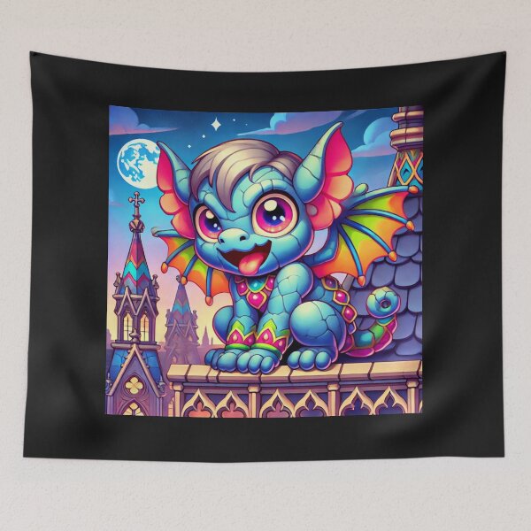 Item preview, Vibrant Chibi Gargoyle – Bright Protector designed and sold by NSB-Design.