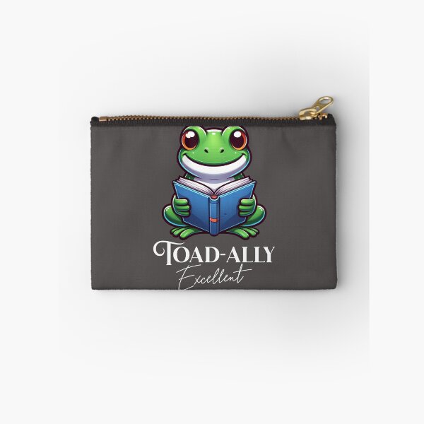 Item preview, Frog Reading A Toad-Ally Excellent Book designed and sold by BassHeadMomma.